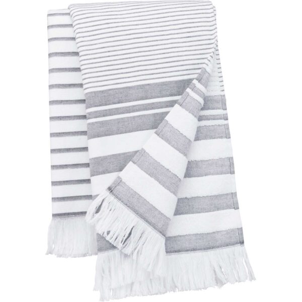 Kariban Striped Fringed Fouta