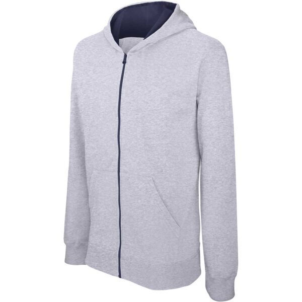 Kariban Kids Full Zip Hooded Sweatshirt
