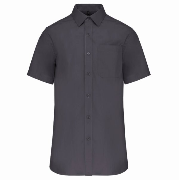 Kariban Mens Short Sleeved Cotton Poplin Shirt