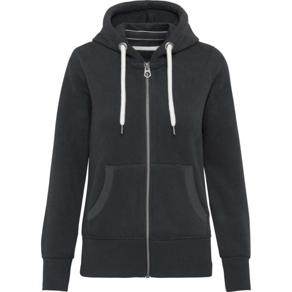 Kariban Vintage Ladies Vintage Zipped Hooded Sweatshirt