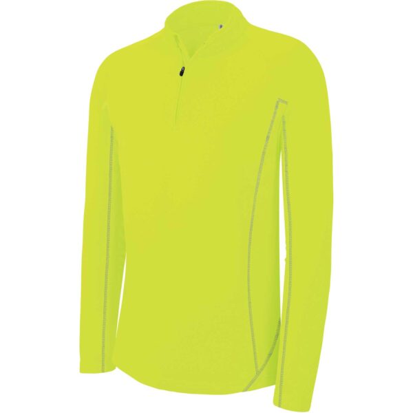 Proact Mens Zip Neck Running Sweatshirt