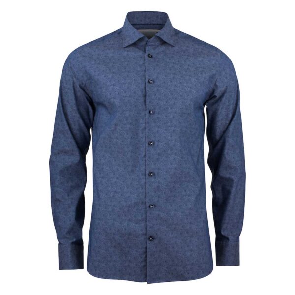 J. Harvest & Frost Purple Bow 143 Long Sleeve Slim Fit