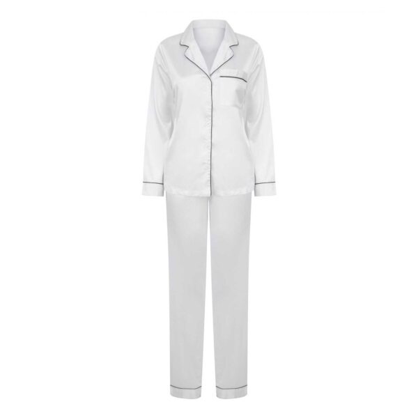 Towel City Ladies Satin Long Pyjamas