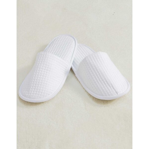 Towel City Waffle Mule Slippers