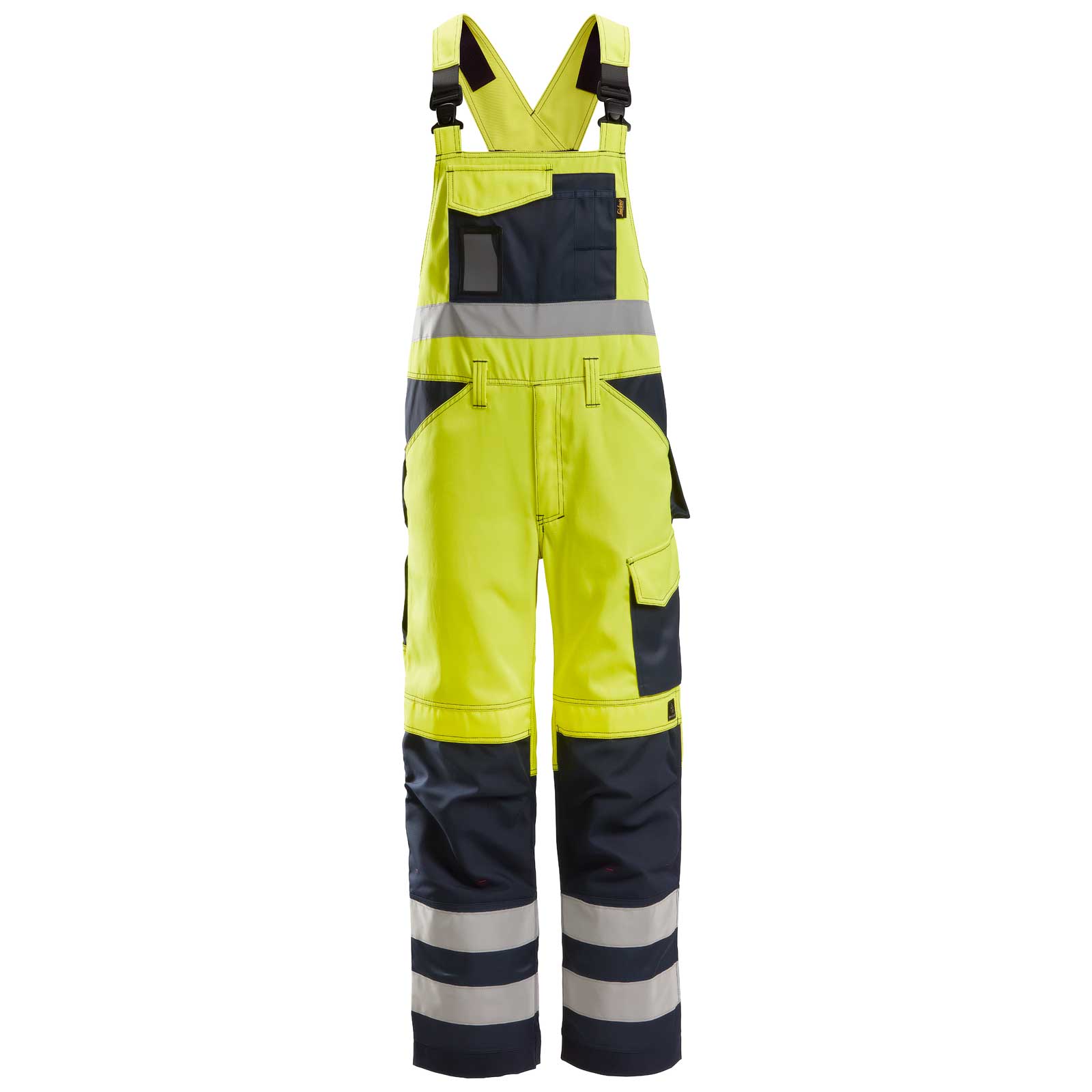 Snickers High Visibility Bib & Brace Klasse 2
