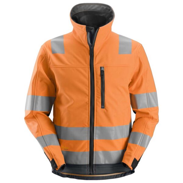 Snickers AllroundWork High-Vis Softshell Jack Klasse 3