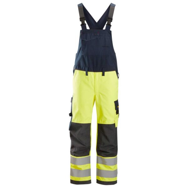 Snickers ProtecWork Bib & Brace Broek High-Vis Klasse 2