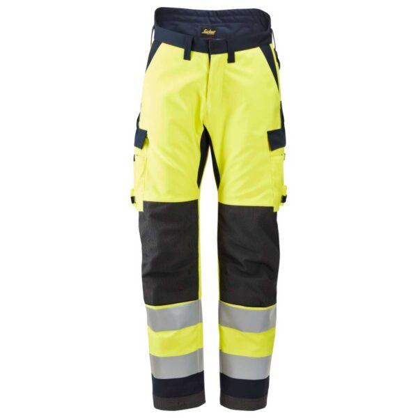 Snickers ProtecWork Isolerende Werkbroek High-Vis Klasse 2
