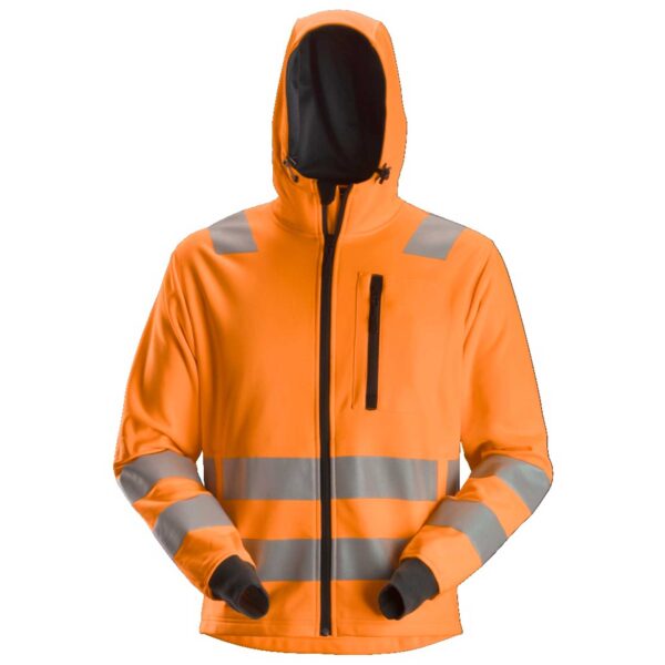 Snickers AllroundWork High-Vis Hoodie met Rits Klasse 2/3