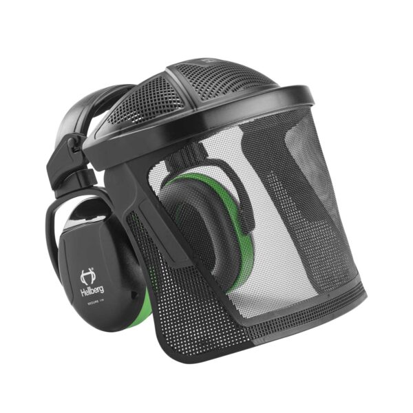 Hellberg Secure 1H Nylon Gaas Combi Vizier / Gehoorbescherming