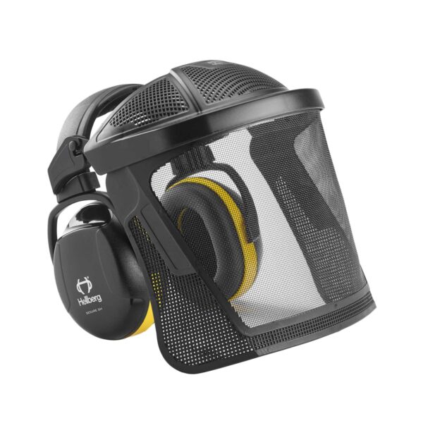 Hellberg Secure 2H Nylon Gaas Combi Vizier / Gehoorbescherming