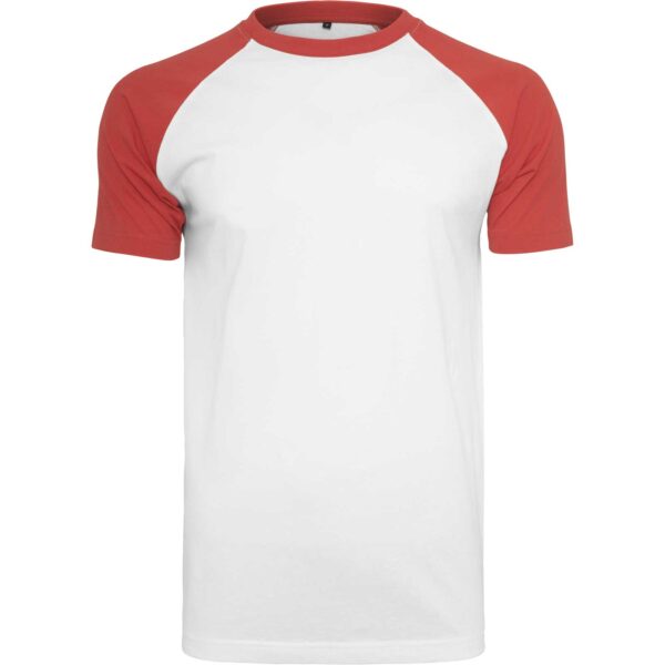 Build Your Brand Raglan Contrast Tee