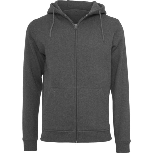 Build Your Brand Heavy Zip Hoody
