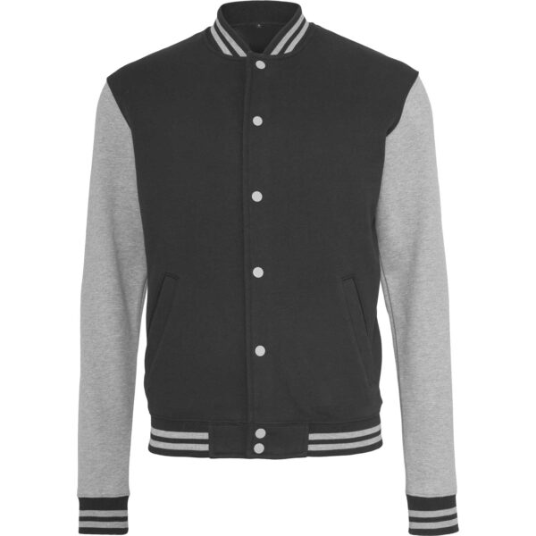 Build Your Brand Sweat College Jacket