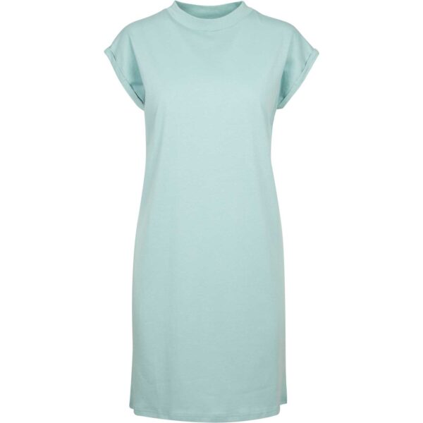 Build Your Brand Ladies Turtle Extended Shoulder Dress
