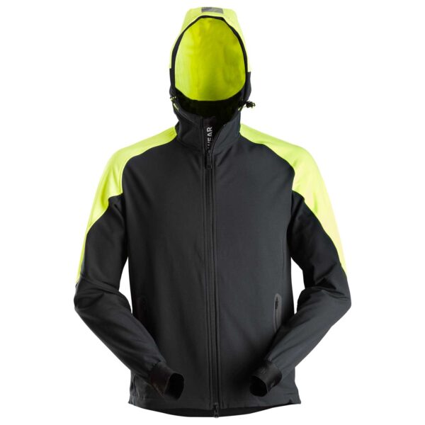 Snickers FlexiWork Neon Hoodie met Rits