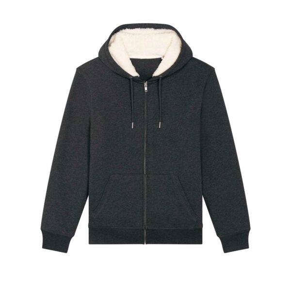 Stanley & Stella Hygger Sherpa The Unisex Sherpa Lined Zip-Thru Hoodie Sweatshirt