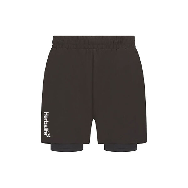 Herbalife Men's Double Layer Sports Short